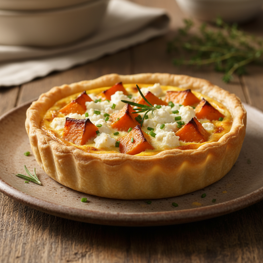 Quiche Pumpkin and Feta