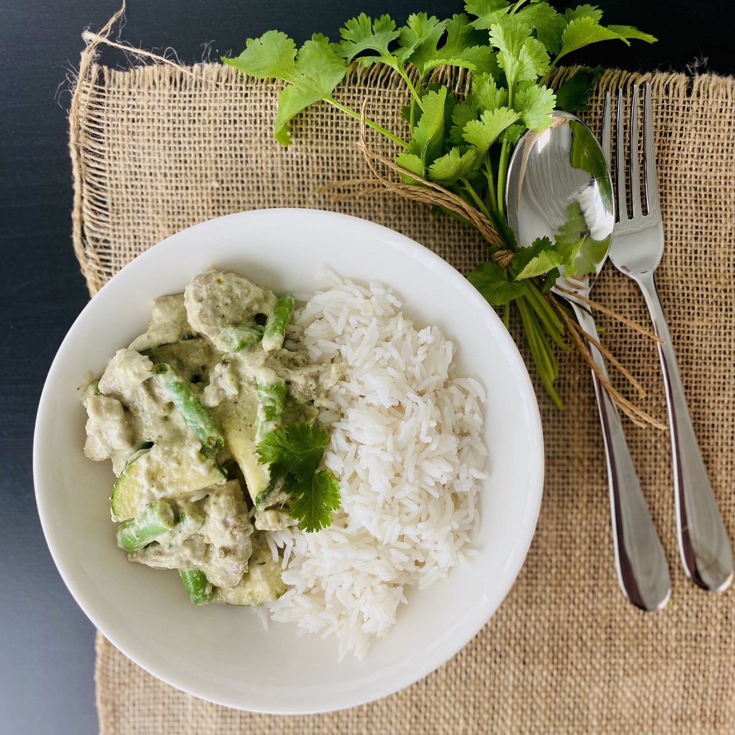Fresh - Green Chicken Curry with Cauli Rice - GF
