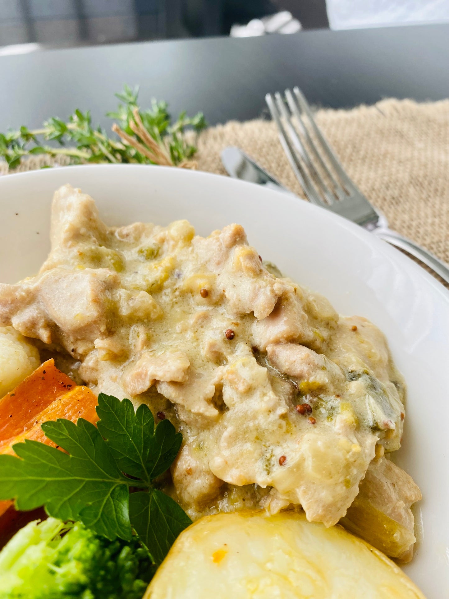 Fresh - Mustard Chicken with Cauli Mash - GF