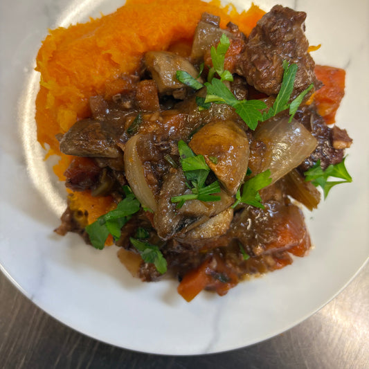 Fresh - Beef in Red Wine with Pumpkin Mash - GF