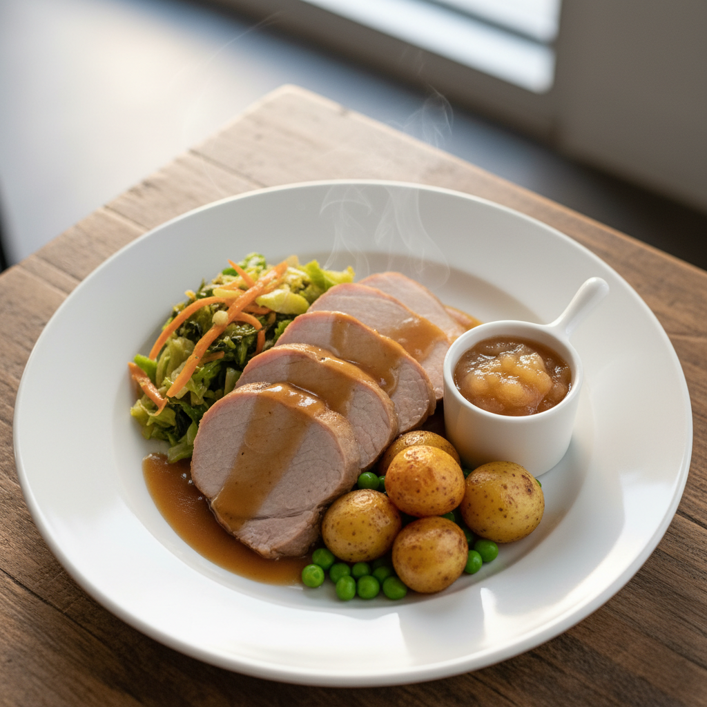 Fresh - Pork Roast with Apple Sauce GF