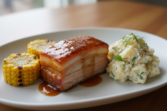 Make piece of pork slightly smaller